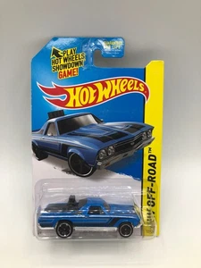 Hot Wheels 2015 HW Off-Road \'68 El Camino 122/250, Blue - Picture 1 of 6