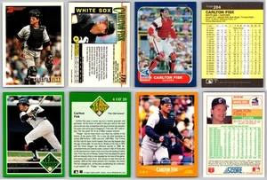 Carlton Fisk 4 Karten Lot - Boston Red Sox Chicago White Sox Pudge HOF  - Bild 1 von 1