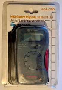 NUEVO Multímetro Digital Steren Proam Tamaño Bolsillo Mod. 602-070, batería incluida - Imagen 1 de 2