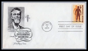US FDC # 1469 8c Osteopathic Medicine Artmaster S Cancel 1972, 9E754 - Picture 1 of 1
