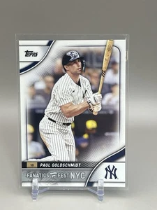 2025 Topps Paul Goldschmidt Fanatics Fest NYC FFNYC New York Yankees #3 - Imagen 1 de 1