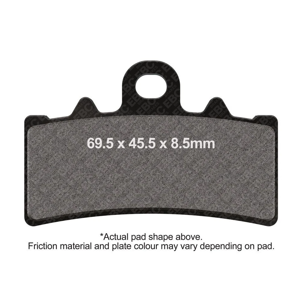 Juego de pastillas de freno delanteras izquierda EBC Extreme Pro HH para KTM 390 Duke 4T 2015 Foto 1 de 1