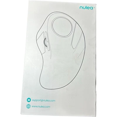 Nulea Wireless Trackball Mouse M505 Rechargeable Bluetooth 44mm Index Finger Blk - Image 1 of 4