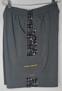 Under Armour lose Shorts Herren 2XL grau Fitnessstudio gelb Training Activewear sportlich - Bild 1 von 6