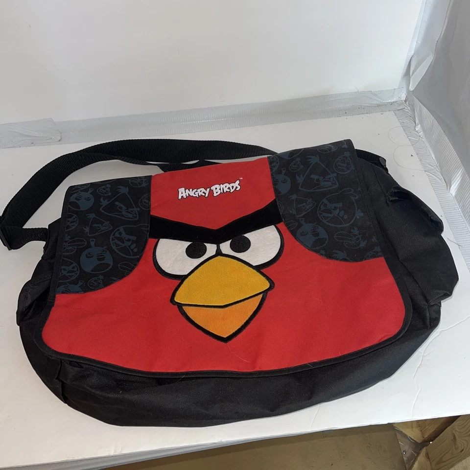 Bolso para portátil Angry Bird, bolsa de gimnasio para llevar todo.Correas y bolsillos ajustables.Amplio. Foto 1 de 4