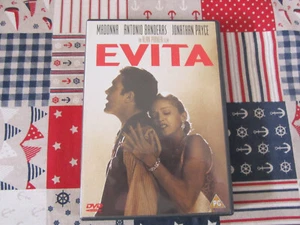 EVITA FILM STARRING MADONNA DVD REGION 2 UK PAL FORMAT ONLY OK - Picture 1 of 4