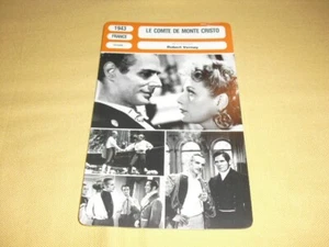 LES FICHES DE MONSIEUR CINÉMA "Le comte de Monte Cristo" - Picture 1 of 2
