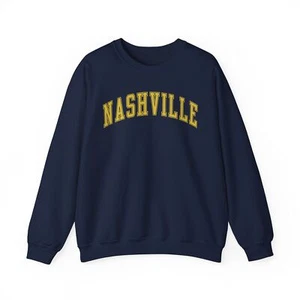 Sudadera Nashville Regalos Cuello Redondo Camisa Cuello Redondo Hombres - Imagen 1 de 8
