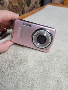 Vintage Pentax 8.0 Megapixel Pink Camera 6.3mm-31.5mm Optical Zoom Optio M50