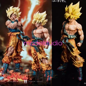 Man Studio Dragon Ball Super Saiyan Son Goku Statue In Stock Painted 1/6 Scale - Picture 1 of 6