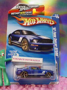 2010 Hot Wheels '07 FORD SHELBY GT500 #138 d blue; FTE ✿ Faster than Ever