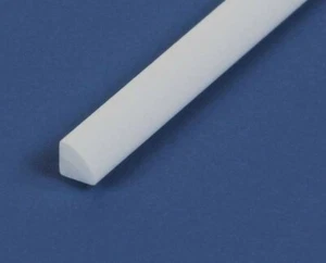 Evergreen Scale Models Styrene Plastic Quarter Round Strip Railway Scratch Build - Picture 1 of 1