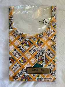 Vintage Damen Strick Tank Top Shirt Kmart L Large Floral Neu in Verpackung Neu im Paket - Bild 1 von 4