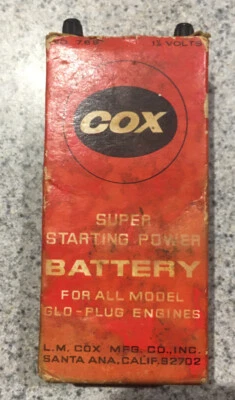 Cox Super Starting Power Battery All Original For Display Free Shipping USA - Image 1 of 4