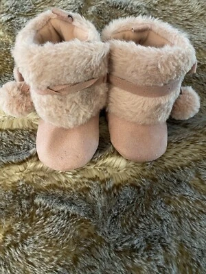 Infant Grils size 0-3 Months Stepping Stones, Dressy Boots - Image 1 of 4