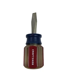 Vintage Craftsman 4151 L WF Flachkopf Stubby WF Serie 1/4" Schraubendreher USA - Bild 1 von 5