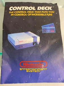 Nintendo NES Instruction Manual for Control Deck System With 2 Controlers - Bild 1 von 5