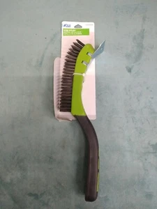 Blue Hawk Wire Brush - 0505288 new in packing green with scraper - Picture 1 of 6