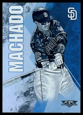 2019 Topps Fire #107 Manny Machado Blue Chip