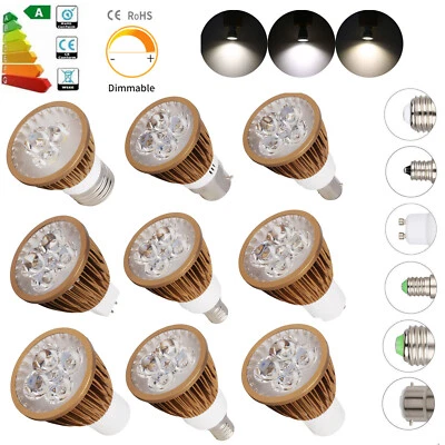 9W 15W Dimmable LED Spot Ampoules GU10 MR16 E27 E14 GU5.3 220V Dc 12V Lampe Re - Imagen 1 de 4
