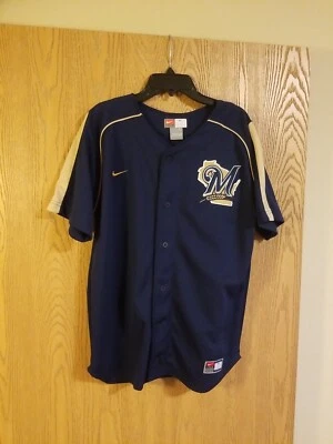 Camiseta Nike cosida juvenil Milwaukee Brewers Prince Fielder #28 L usada en excelente estado Foto 1 de 4