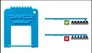 Dayco aWEARness Gauge Serpentine Supercharger Belt Tool ( 1PCs per order) - Picture 1 of 9