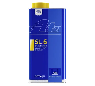 x1 LiTer ATE Original SL.6 Brake Fluid DOT-4 DOT4 SL6 For AUDI LAND ROVER VW - Image 1 of 4