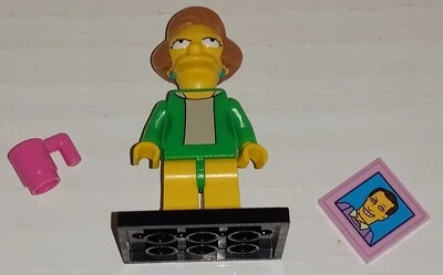 Lego Simpson Serie 2 2015 minifigura Edna Krabappel Flandes COSIM2-14 100 % Foto 1 de 4