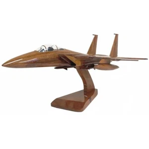 McDonnell Douglas F-15 Strike Eagle Clear Cockpit USAF Aircraft Desktop Model - Picture 1 of 5