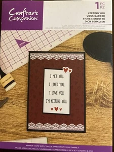 Crafters Companion Keeping You Clear Acrylstempel - Bild 1 von 2