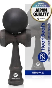 Competitive Kendama Matte Paint Mystical Monochrome All Black [Heartbeat] - Bild 1 von 4