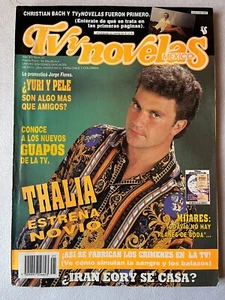 Vintage Mexican TV y Novelas Magazine THALIA MIJARES LUCIA MENDEZ From 1990's - Picture 1 of 12