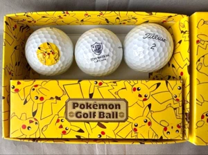Titleist x Pokemon Collaboration Golf Ball PRO V1 6 piece Rare From Japan New - Picture 1 of 6