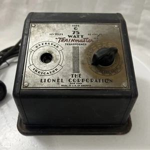 Lionel Train Master Trafo Typ Q 75 Watt ungeprüft - Bild 1 von 13