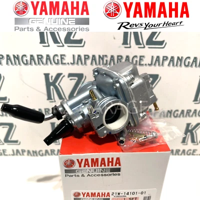 YAMAHA Genuine PW80 Zinger Complete Carburetor Assy 21W-14101-01-00 NEW - Image 1 of 4