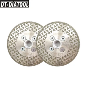 Rueda de disco de pulido de cuchilla de corte de diamante de 105 mm/4" 2 piezas para baldosas de cerámica mármol - Imagen 1 de 7