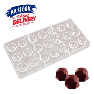 21 Diamond Chocolate Mould Olive Shaped Polycarbonate 3D Candy Chocolate Mold - Picture 1 of 6