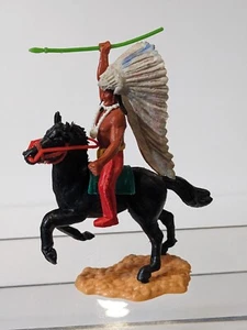 Timpo Indian Mounted Chief - Picture 1 of 4