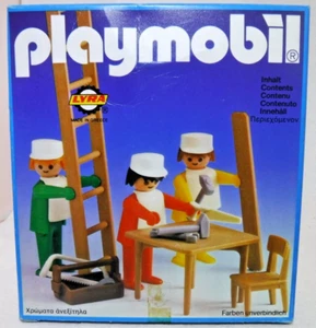 Playmobil Bau Vintage Lyra 3L33 Tischler selten 1976 Neu in OVP/B4 - Bild 1 von 4