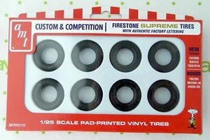 1:25 Scale Custom & Competition Firestone Supreme Tire Pack (8) - AMTPP027 - Picture 1 of 1