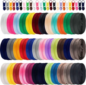 36 Yards 36 Pieces Zipper by the Yard #5 Nylon Coil Zippers for Sewing with 180 - Picture 1 of 12