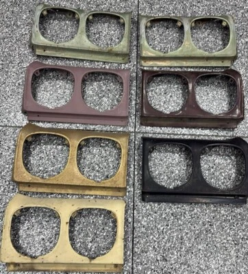 1970 Chevelle SS 396 454 LS6 GM Headlight Fender Extension Panels One GM Pair - Image 1 of 2