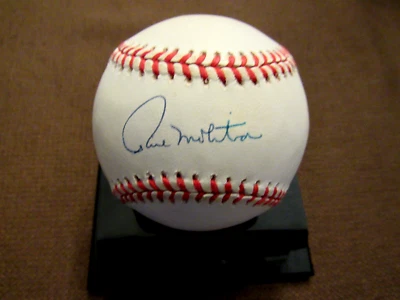 PAUL MOLITOR WSC BREWERS BLUEJAYS TWINS HOF SIGNED AUTO VINTAGE OAL BASEBALL JSA - Image 1 of 3