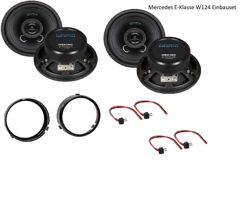 Crunch DSX120 2-Wege-Lautsprecher 12cm 160W - Schwarz