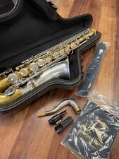 New RAMPONE & CAZZANI Tenor Saxophone - "TWO VOICES" in STERLING SILVER & BRASS