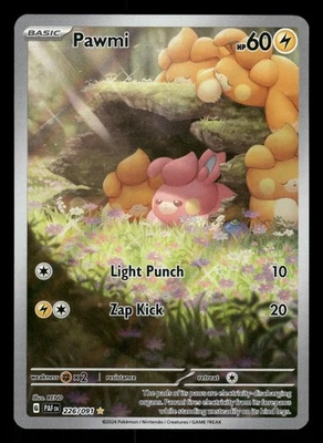 Pawmi - 226/091 PAF SV: Paldean Fates Holo NM - Image 1 of 2