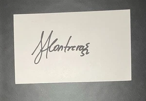 Jose Contreras Signed Autographed Index Card - Picture 1 of 1