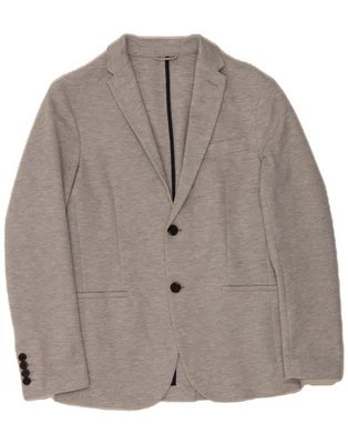 ZARA Mens 2 Button Blazer Jacket UK 36 Small Grey Polyester DS33 - Image 1 of 3