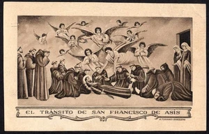 Holy card antique de San Francisco de Asis santino image pieuse estampa - Picture 1 of 1