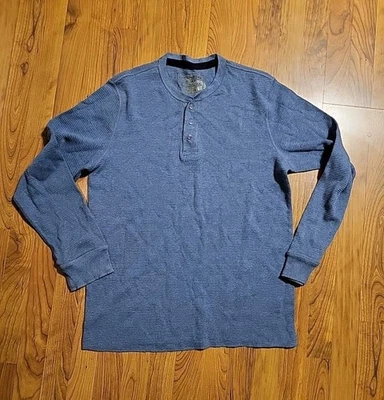 Camisa Henley Azul Manga Larga Canyon River Blues XL 44/46 Nueva Foto 1 de 4